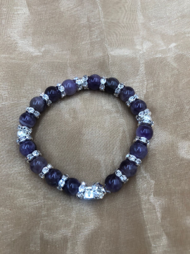 Amethyst stone bracelet